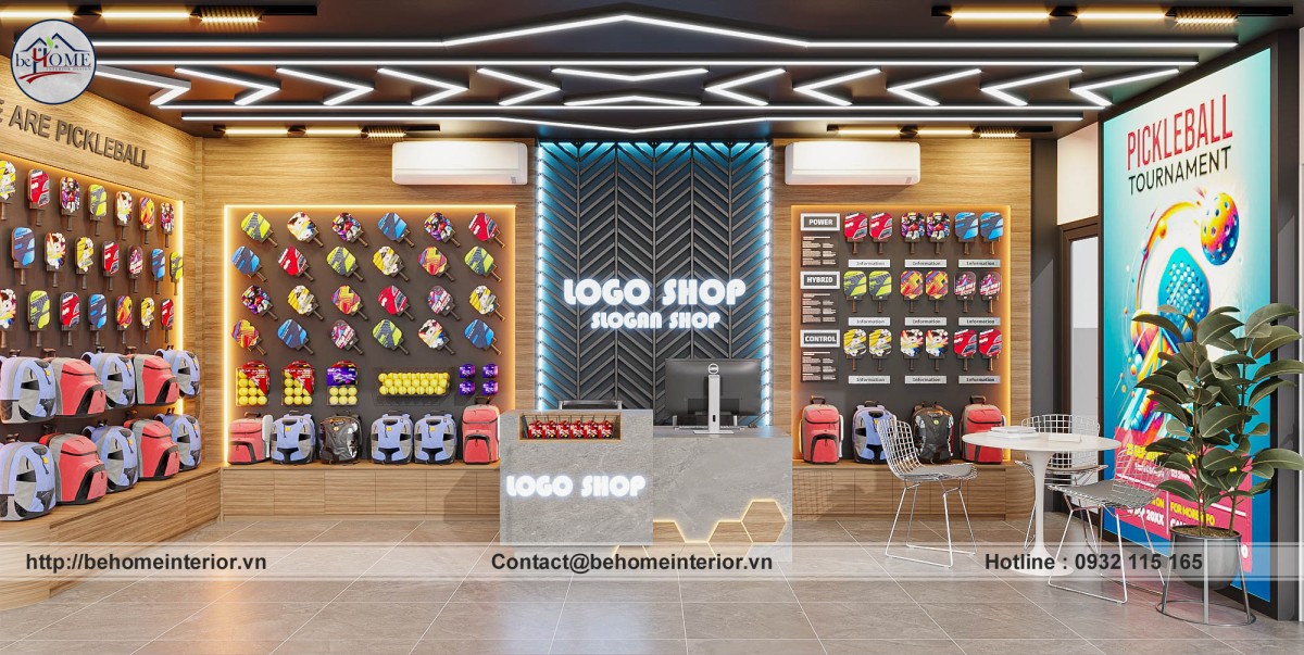 Thiết Kế Thi Công Shop Pickleball